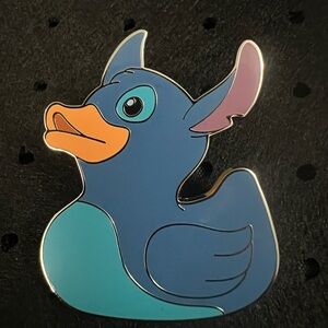 Disney Blue and Orange Duck Enamel Pin